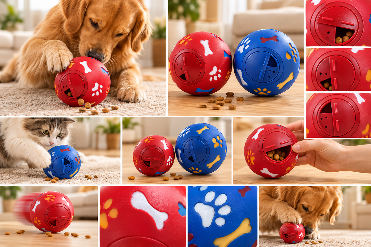 Balle Distributrice de Friandises Interactive pour Chien & Chat