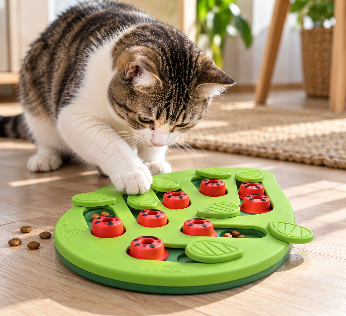 Jouet Puzzle Interactif pour Chat – Distributeur de Friandises & Jeu d’Intelligence